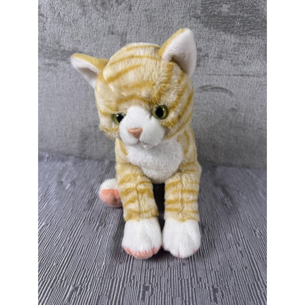 Wild Republic Orange Striped Tabby Cat Small Plush Stuffed Animal Toy Kitten